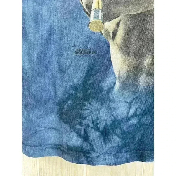 The Mountain Shirt Sz XL Horus Soldier Ancient Egyptian Pharaoh Blue Tie Dye - Picture 3 of 8